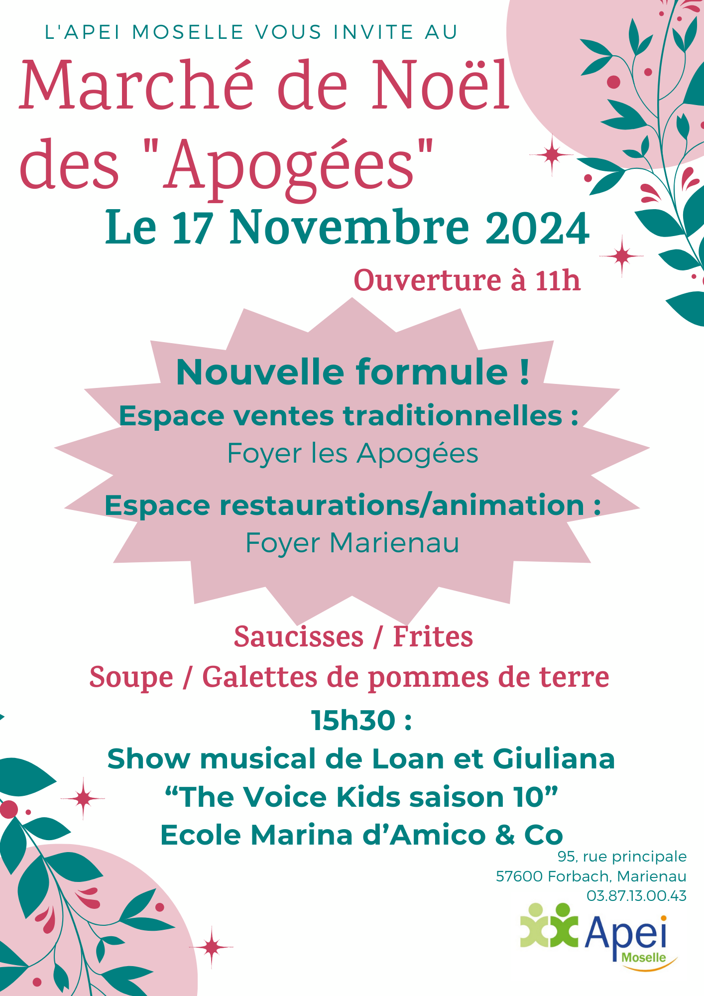 marche de noel des apogées 24